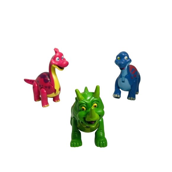 Downtown Disney T Rex Cafe Restaurant Dinosaurs Figures 3 Piece Friends Lot - Picture 10 of 11